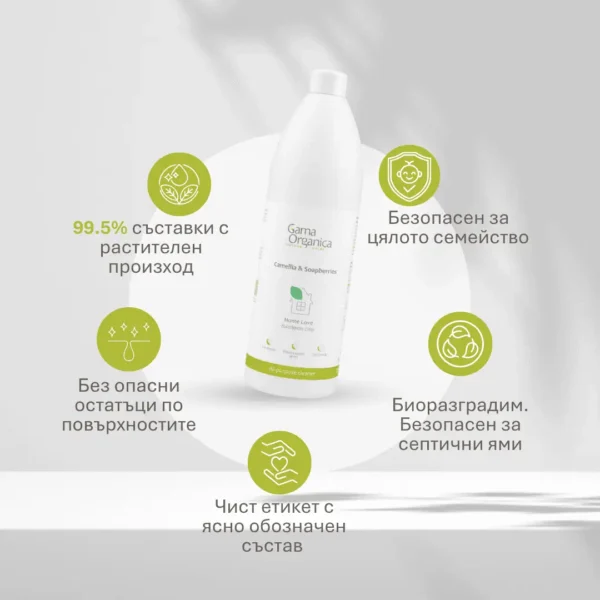 Универсален почистващ препарат Eucalyptus Crisp, пълнител 1000 мл